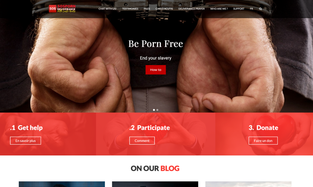 Our New Platform SOSporn.org:  Helping Those Addicted to Pornography